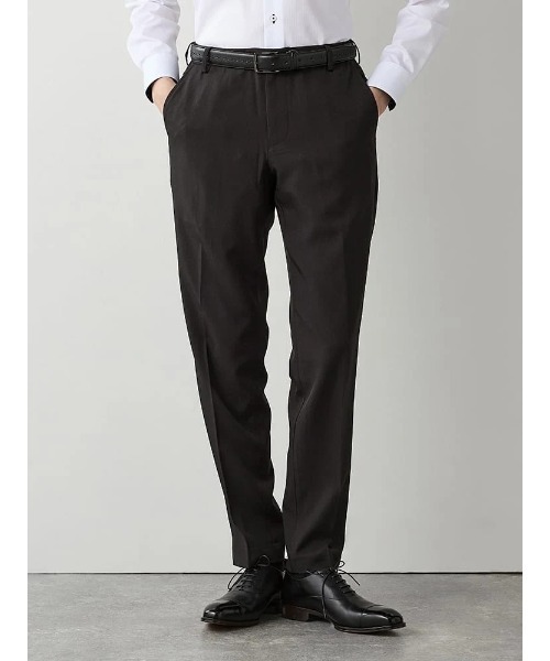 Perfect Suit FActory（パーフェクトスーツファクトリー）の「ノータックスラックス　ブラック/グレー/グレー/ネイビー【ストレッチ】【マシンウォッシャブル】（スラックス・メンズ・ブラック/チャコールグレー/ライトグレー/ネイビー・S/LL/M/L）」の14枚目の写真