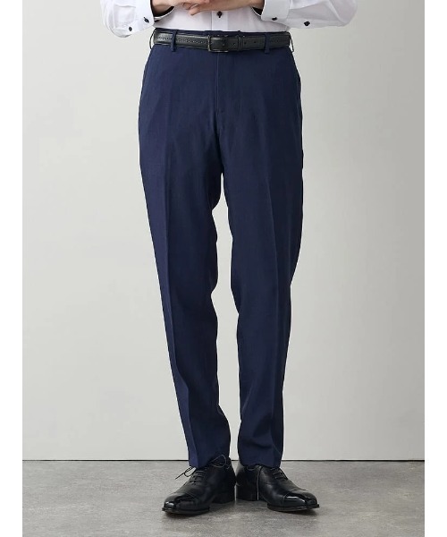 Perfect Suit FActory（パーフェクトスーツファクトリー）の「ノータックスラックス　ブラック/グレー/グレー/ネイビー【ストレッチ】【マシンウォッシャブル】（スラックス・メンズ・ブラック/チャコールグレー/ライトグレー/ネイビー・S/LL/M/L）」の17枚目の写真