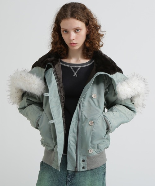 直営店限定》TAPE GATHER N-2B（ミリタリージャケット）｜AVIREX