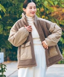 LAKOLE | 異素材スタンドボアブルゾン / 496626(ブルゾン)