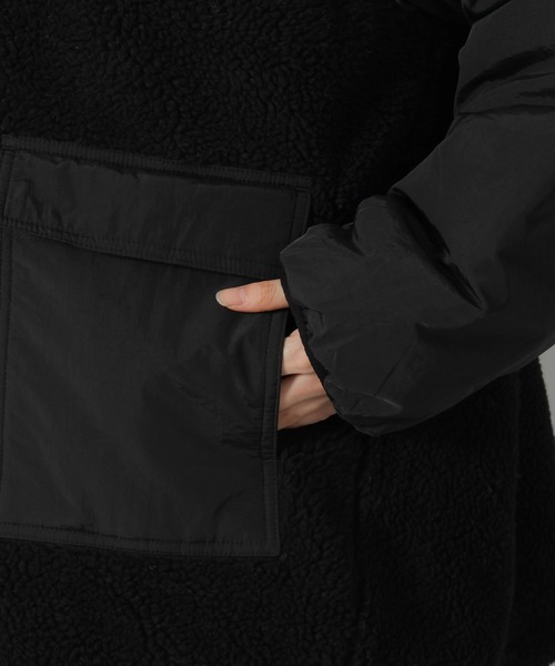 LAKOLE（ラコレ）の「異素材スタンドボアブルゾン / 496626（ブルゾン・レディース・アイボリー/ブラック/ベージュ・FREE）」の22枚目の写真