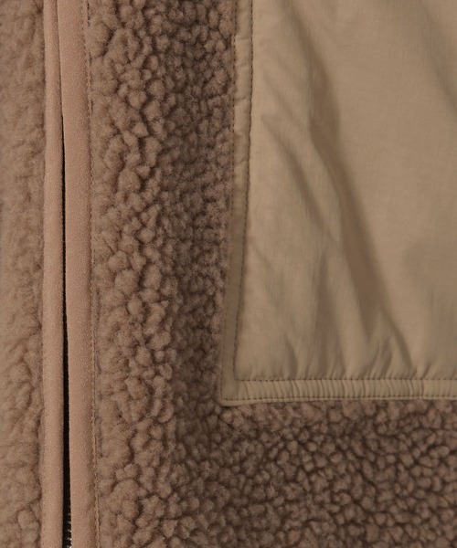 LAKOLE（ラコレ）の「異素材スタンドボアブルゾン / 496626（ブルゾン・レディース・アイボリー/ブラック/ベージュ・FREE）」の16枚目の写真