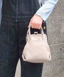 ハンドル付きがま口ミニショルダー