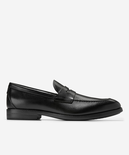 (取寄) コールハーン メンズ ハーモン グランド ペニー ローファーズ Cole Haan men Harmon Grand Penny Loafers Black Waterproof/Black/Black セール】ハーモン グランド ペニー ローファー mens（ローファー