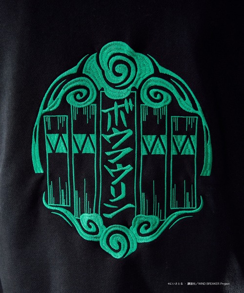 Ellno Loset（エルノロゼット）の「【WIND BREAKERコラボ】プリントバックロゴ刺繍スウェット（スウェット・メンズ・B/A・SMALL/MEDIUM/LARGE）」の6枚目の写真