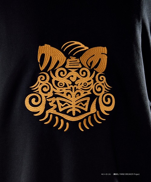 Ellno Loset（エルノロゼット）の「【WIND BREAKERコラボ】プリントバックロゴ刺繍スウェット（スウェット・メンズ・B/A・SMALL/MEDIUM/LARGE）」の4枚目の写真