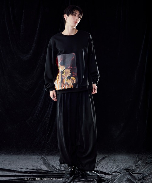 Ellno Loset（エルノロゼット）の「【WIND BREAKERコラボ】プリントバックロゴ刺繍スウェット（スウェット・メンズ・B/A・SMALL/MEDIUM/LARGE）」の16枚目の写真