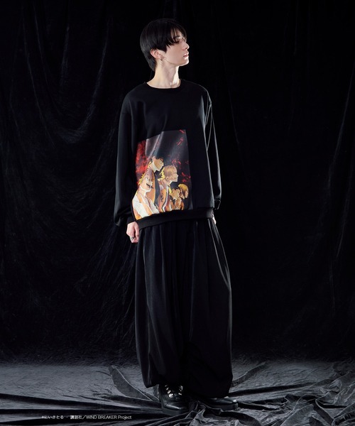 Ellno Loset（エルノロゼット）の「【WIND BREAKERコラボ】プリントバックロゴ刺繍スウェット（スウェット・メンズ・B/A・SMALL/MEDIUM/LARGE）」の17枚目の写真