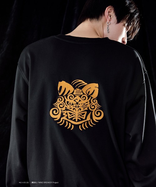 Ellno Loset（エルノロゼット）の「【WIND BREAKERコラボ】プリントバックロゴ刺繍スウェット（スウェット・メンズ・B/A・SMALL/MEDIUM/LARGE）」の12枚目の写真