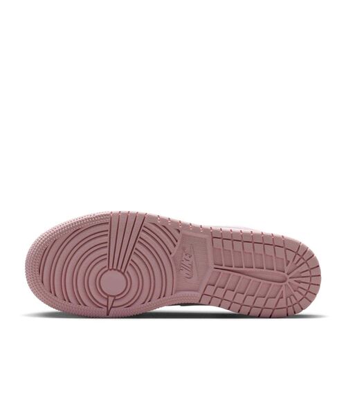 JORDAN BRAND（ジョーダンブランド）の「エア ジョーダン 1 LOW ジュニアシューズ / Air Jordan 1 Low Big Kids' Shoes 553560-614 Medium Soft Pink（スニーカー・キッズ・ピンク・23/22.5/23.5/24/24.5/25）」の5枚目の写真