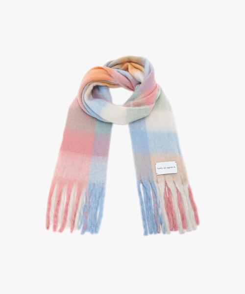 ブロックチェックストール（マフラー）｜To b. by agnes b