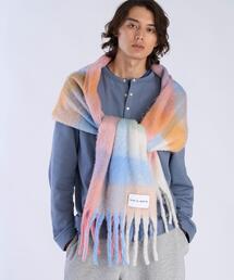 ブロックチェック マフラー