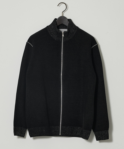 ABAHOUSE GRAY（アバハウスグレイ）の「ダブルフェイス カノコ ドライバーズニット（ニット/セーター・メンズ・ブラック/ライトベージュ/グレー/オフホワイト・46/48）」の13枚目の写真