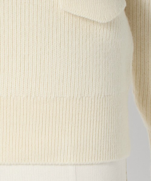 LOEFF(ロエフ)の「<LOEFF>スリットネック ニット プルオーバー(ニット/セーター・レディース・オフホワイト/ネイビー・FREE)」の21枚目の写真