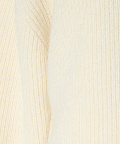 LOEFF(ロエフ)の「<LOEFF>スリットネック ニット プルオーバー(ニット/セーター・レディース・オフホワイト/ネイビー・FREE)」の22枚目の写真