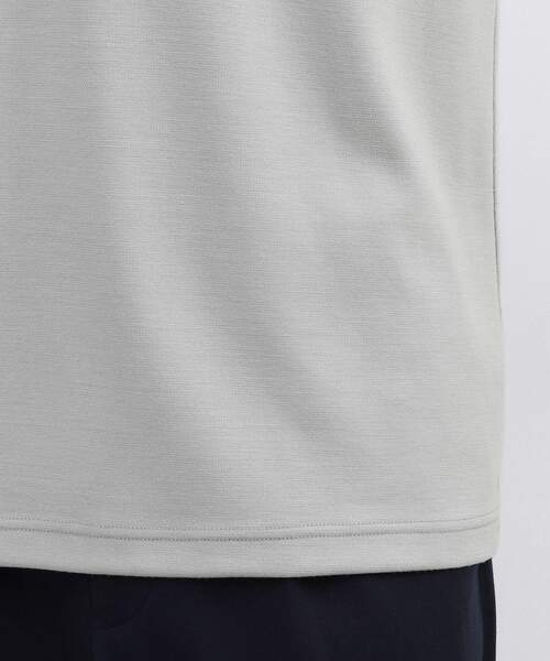 TAKEO KIKUCHI（タケオキクチ）の「ウール混 モックネック プルオーバー（Tシャツ/カットソー・メンズ・ブラック/グレー/ホワイト・03/02/04）」の5枚目の写真