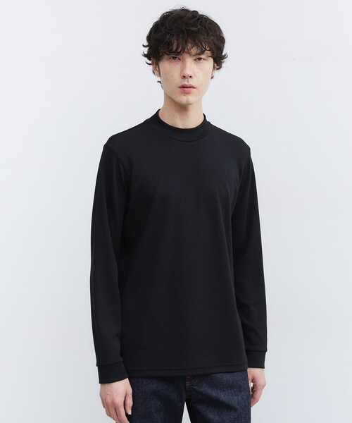 TAKEO KIKUCHI（タケオキクチ）の「ウール混 モックネック プルオーバー（Tシャツ/カットソー・メンズ・ブラック/グレー/ホワイト・03/02/04）」の16枚目の写真