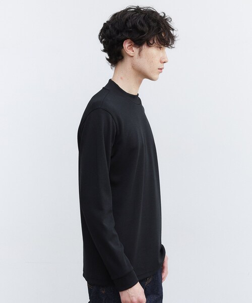 TAKEO KIKUCHI（タケオキクチ）の「ウール混 モックネック プルオーバー（Tシャツ/カットソー・メンズ・ブラック/グレー/ホワイト・03/02/04）」の17枚目の写真