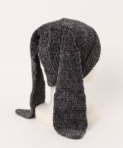 Lee（リー）の「Lee（リー）BUNNY WATCH/うさ耳ニットキャップ メンズ レディース ユニセックス（ニットキャップ/ビーニー・レディース・ブラック/ホワイト・FREE）」の5枚目の写真