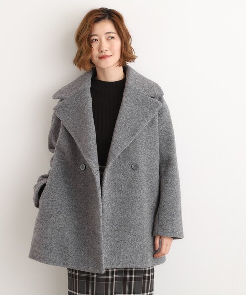 ふんわりまとう、オーバーサイズテーラーコート（チェスターコート