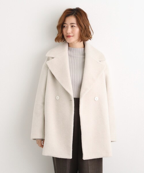 P/Nコート ふんわりまとう、オーバーサイズテーラーコート（チェスターコート