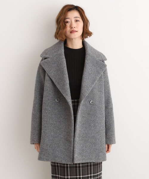 セール】ふんわりまとう、オーバーサイズテーラーコート（チェスター