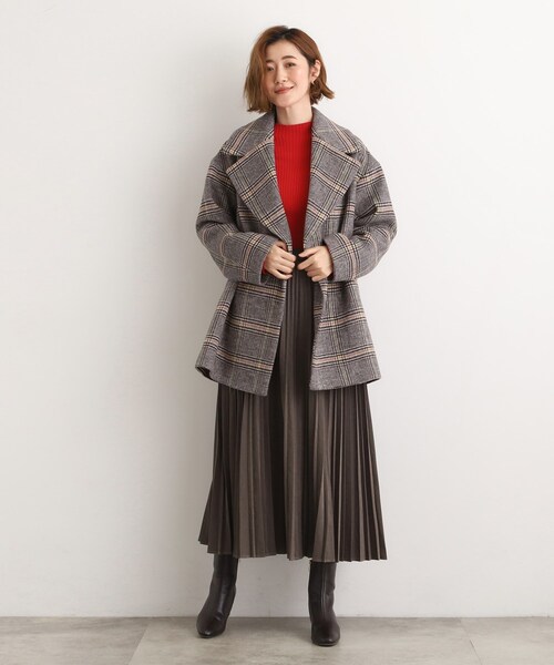 ふんわりまとう、オーバーサイズテーラーコート（チェスターコート