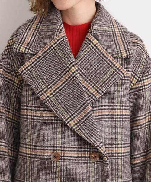 grove（グローブ）の「ふんわりまとう、オーバーサイズテーラーコート（チェスターコート・レディース・ブラック系1/ライトベージュ/グレー・02/03/01/04/05）」の14枚目の写真