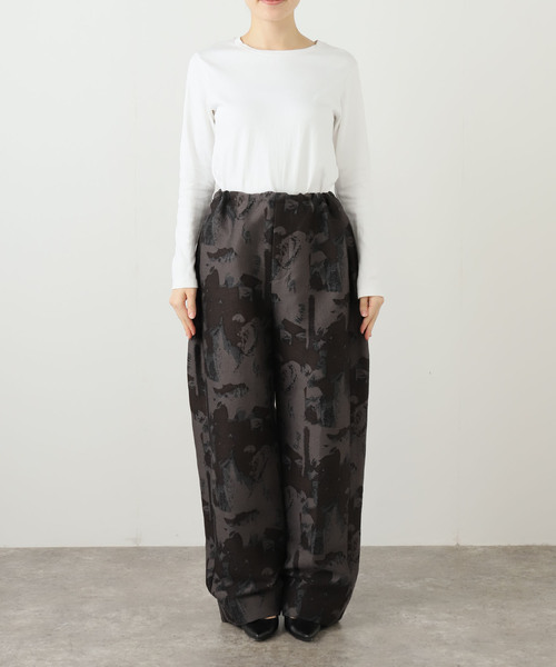 SEEALL（シーオール）の「SEEALL ESSENTIAL EASY PANTS SAU51/PT187：パンツ（その他パンツ・レディース・チャコールグレー・4）」の15枚目の写真