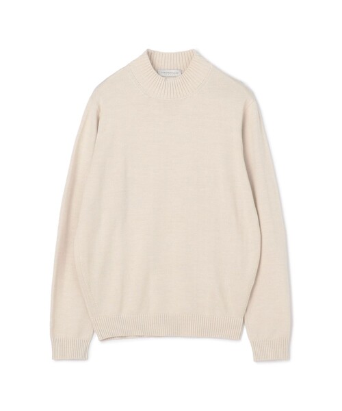 24AWトゥモローランドトリコ XL メリノベーシック モックネックニット 白 TOMORROWLAND tricot メリノベーシック モックネックプルオーバー