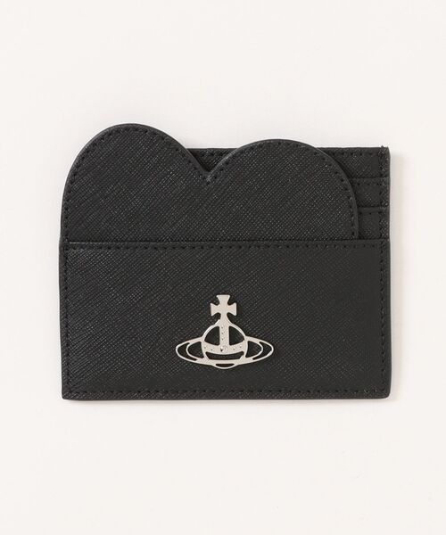 Vivienne Westwood(ヴィヴィアンウエストウッド)の「HEART CARD HOLDER(パスケース・レディース・ブラック・FREE)」の1枚目の写真