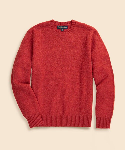 BROOKS BROTHERS(ブルックスブラザーズ)の「ブラッシュドウール クルーネックセーター(ニット/セーター・メンズ・レッド/ネイビー/グリーン・SMALL/MEDIUM/LARGE)」の3枚目の写真