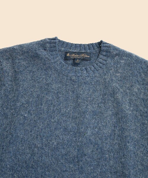 BROOKS BROTHERS(ブルックスブラザーズ)の「ブラッシュドウール クルーネックセーター(ニット/セーター・メンズ・レッド/ネイビー/グリーン・SMALL/MEDIUM/LARGE)」の5枚目の写真