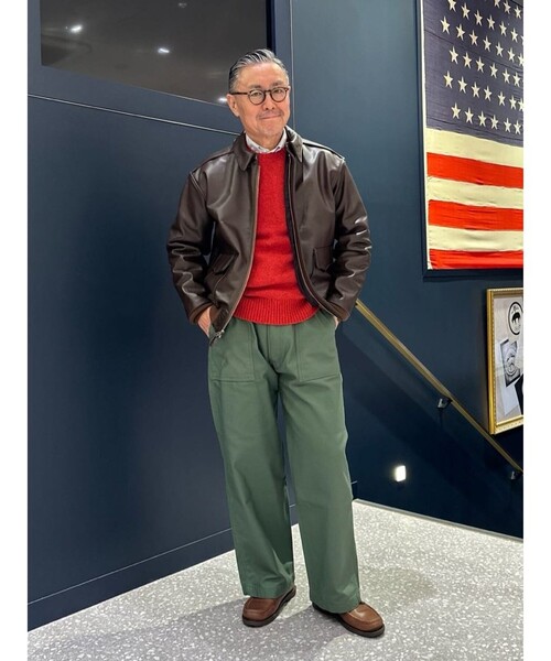 BROOKS BROTHERS(ブルックスブラザーズ)の「ブラッシュドウール クルーネックセーター(ニット/セーター・メンズ・レッド/ネイビー/グリーン・SMALL/MEDIUM/LARGE)」の7枚目の写真