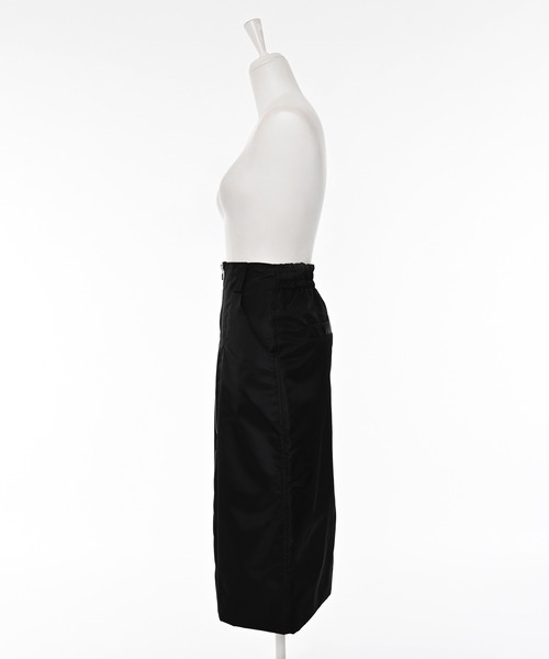 Narcissus（ナルシス）の「ナイロンミディアムスカート/ダブルジップ（スカート・レディース・カーキ/ブラック・FREE）」の5枚目の写真