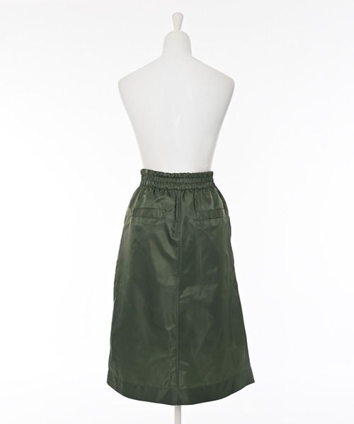 Narcissus（ナルシス）の「ナイロンミディアムスカート/ダブルジップ（スカート・レディース・カーキ/ブラック・FREE）」の8枚目の写真