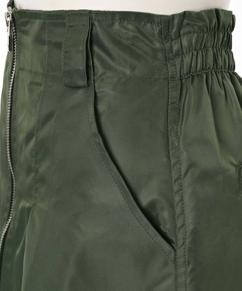 Narcissus（ナルシス）の「ナイロンミディアムスカート/ダブルジップ（スカート・レディース・カーキ/ブラック・FREE）」の10枚目の写真