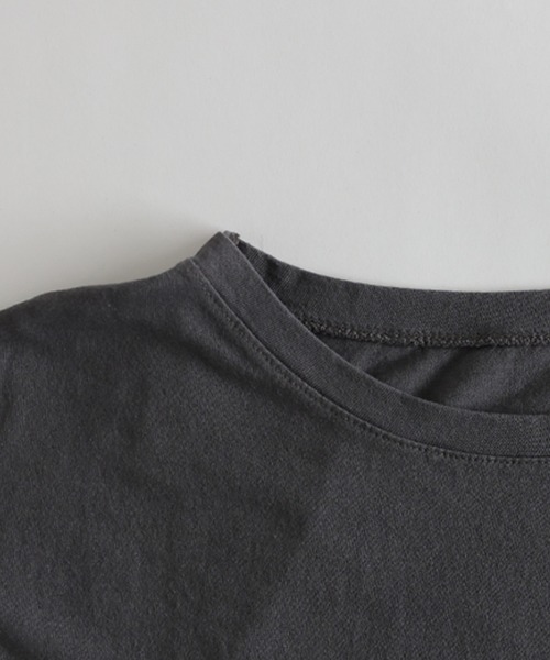 antiqua(アンティカ)の「綿100 クルーネック ロンT(Tシャツ/カットソー・レディース・オフホワイト/チャコールグレー/ブラック・ONESIZE)」の16枚目の写真