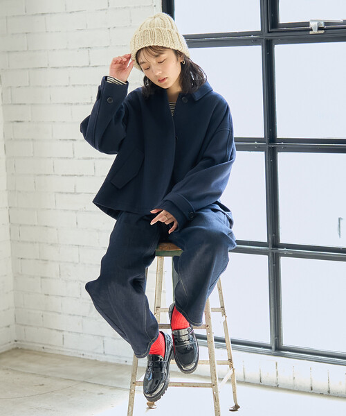 セール】限定展開 ウーリー ショートブルゾン（ブルゾン）｜FREAK'S