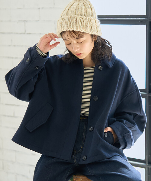 セール】限定展開 ウーリー ショートブルゾン（ブルゾン）｜FREAK'S