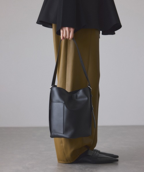 アダムエロペ（ADAM ET ROPE’）/スプリットレザーワンショルダー2WAYミニバッグ スプリットレザーワンショルダー2WAYミニバッグ（ショルダーバッグ