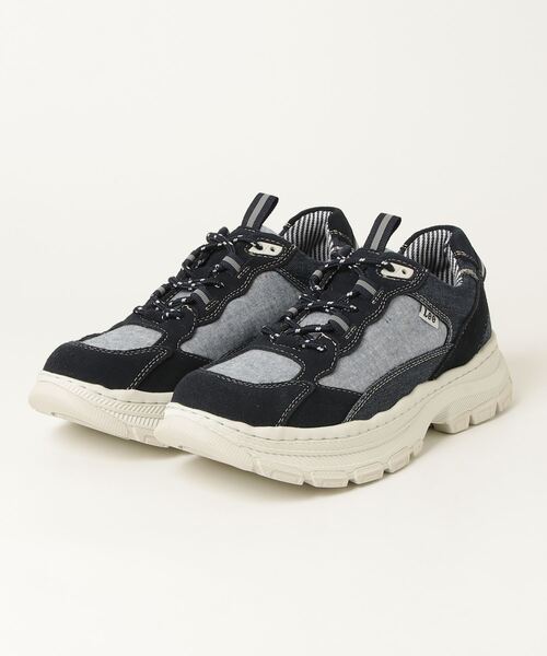 Lee(リー)の「Lee WORK WEAR(スニーカー・メンズ・ブラック/ネイビー・25cm/25.5cm/26cm/26.5cm/27cm/28cm)」の2枚目の写真