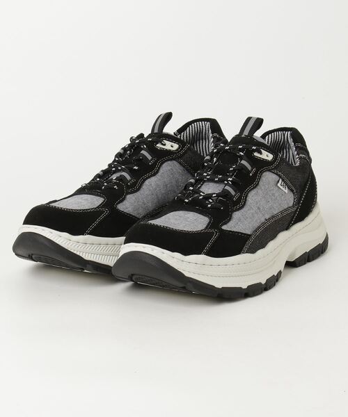 Lee(リー)の「Lee WORK WEAR(スニーカー・メンズ・ブラック/ネイビー・25cm/25.5cm/26cm/26.5cm/27cm/28cm)」の1枚目の写真