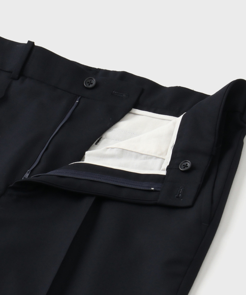 BARRY BRICKEN（バリーブリッケン）の「BARRY BRICKEN / バリーブリッケン SUPER100'S  PANTS（スラックス・メンズ・ネイビー・SMALL/MEDIUM/LARGE）」の5枚目の写真