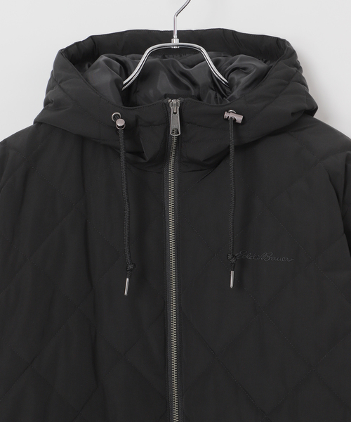 Eddie Bauer(エディーバウアー)の「Eddie Bauer 別注 中綿 フードダウンジャケット(ダウンジャケット/コート・メンズ・ブラック/ブラウン・MEDIUM/LARGE)」の19枚目の写真