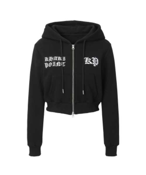 KHAKIPOINT(カーキポイント)の「Chrome Hood Zip-up (black)(パーカー・レディース・その他・FREE)」の4枚目の写真