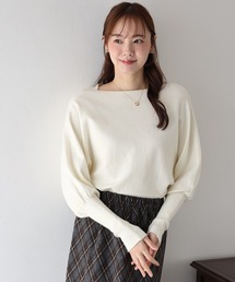 BLUEEAST（ブルーイースト）の「ウール混ボリュームスリーブドルマンニット（ニット/セーター）」