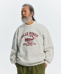 JOLLY ROGER MOBYDICK SWEATSHIRT _ OATMEAL