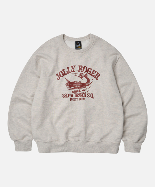 FRIZMWORKS（フリズムワークス）の「JOLLY ROGER MOBYDICK SWEATSHIRT _ OATMEAL（スウェット・メンズ・その他・SMALL/MEDIUM/LARGE）」の2枚目の写真