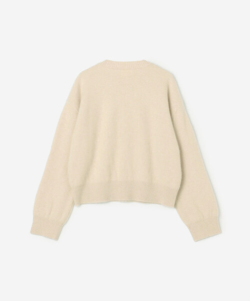 Morris & Sons（モリスアンドサンズ）の「MORRIS & SONS | カシミヤ クルーネックニット WOMEN（ニット/セーター・レディース・ピンク/クリーム・0）」の4枚目の写真